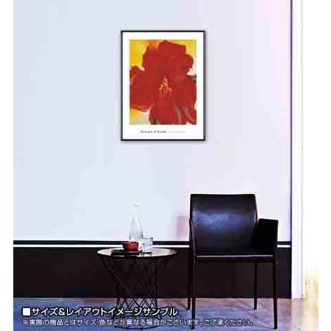ポスター アート Red Amaryllis、 1937（ジョージア オキーフ） 額装品 