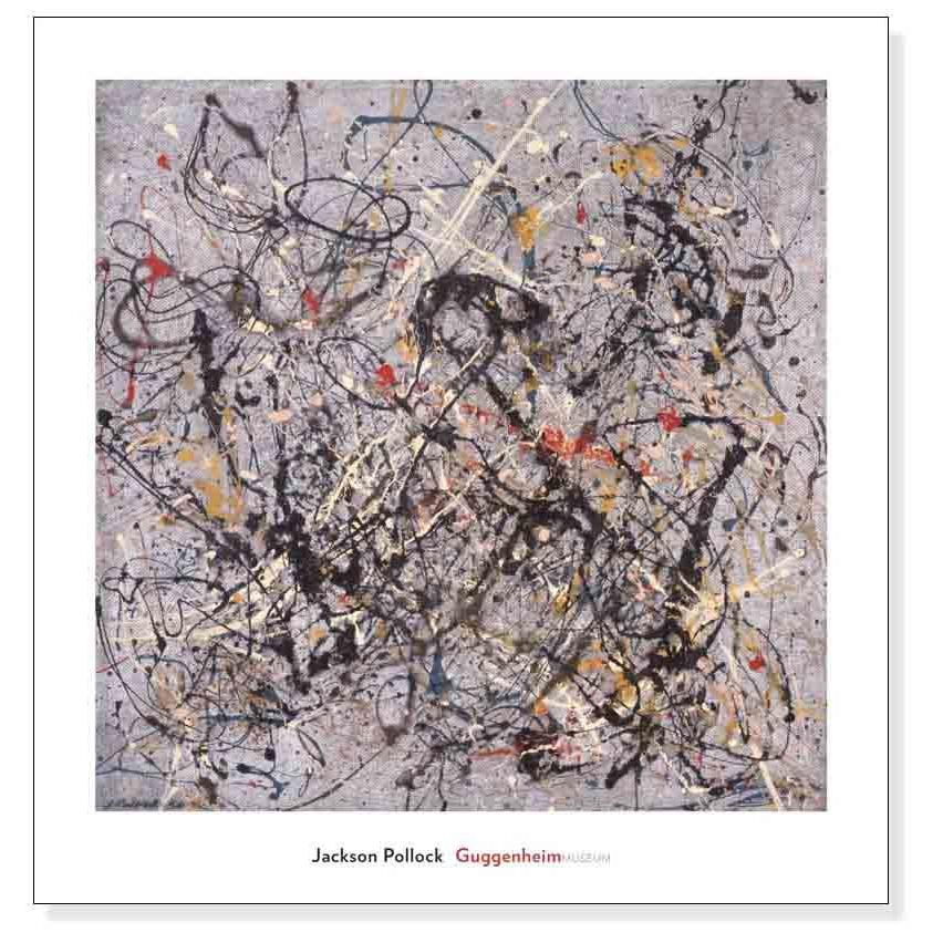 Number 18 1950（ジャクソン ポロック） 額装品 ウッドベーシックフレーム ジャクソン ポロック 額装品 商品説明 p1026 WB