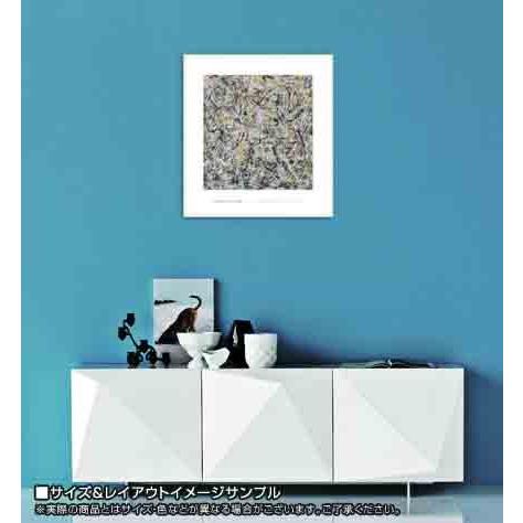 No 4 1949（ジャクソン ポロック） 額装品 ウッドベーシックフレーム