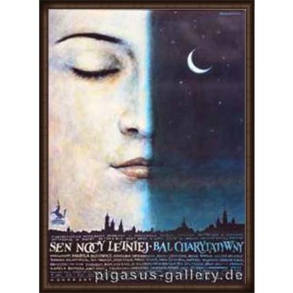 ポスター アート Sommernachtstraum 2001年（ヴィエスワフ グシェゴチュク） 額装品 ウッドハイグレードフレーム