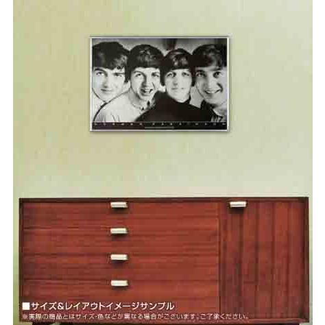 ポスター アート The Beatles 1990年（ノーマン パーキンソン） 額装品 