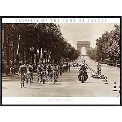 1975 Tour Finish on the Champs Elysees（アノニマス） 額装品 アルミ製ハイグレードフレーム
