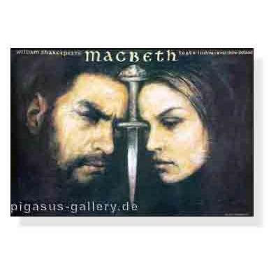 ポスター アート Macbeth（ヴィエスワフ グシェゴチュク） 額装品 ウッドハイグレードフレーム_2