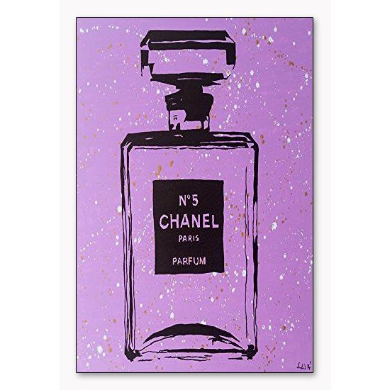Chanel Purple Urban Chic/アーティスト不明/フレーム額装_2