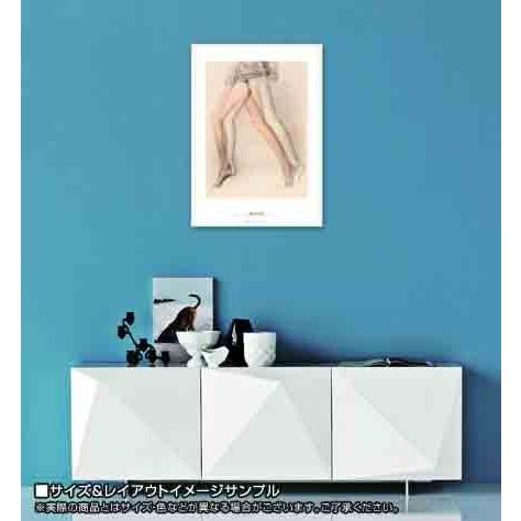 ポスター アート Legs、 New York、 1944（アーウィン ブルメンフェルド） 額装品 ウッドベーシックフレーム