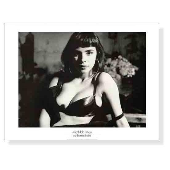 ポスター アート Mathilda May（ベッティナ ランス） 額装品 ウッド 