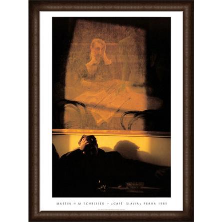 Cafe Slavia Prague 1989/シュライバー/フレーム額装
