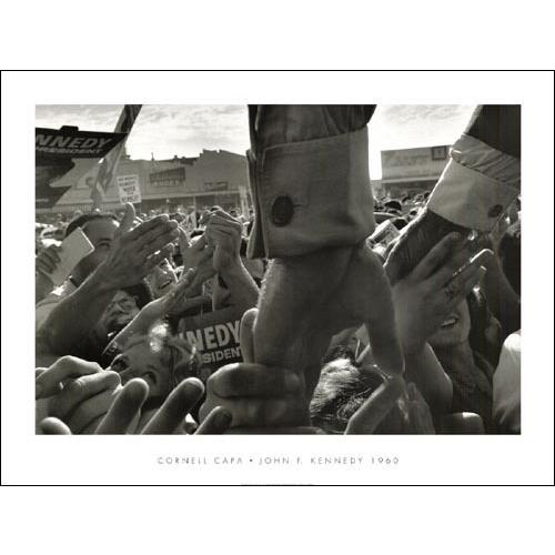 JFK Hands North Hollywood 1960（コーネル キャパ） 額装品_2