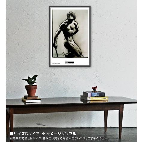 Male Figure Study 1933（マン レイ） 額装品 ウッドベーシック 
