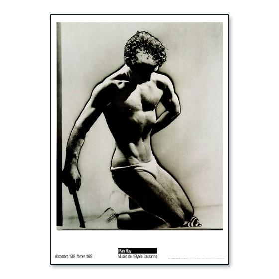 Male Figure Study 1933（マン レイ） 額装品 ウッドベーシックフレーム｜aziz｜03