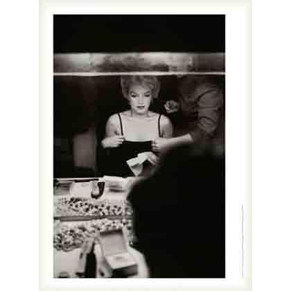 ポスター アート マリリン モンロー Dressing Room Mirror 1954（サム