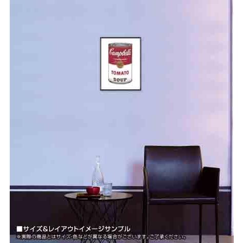 額装済/キャンベルスープ缶 I(Tomato) 1968（アンディ ウォーホル） アンディ ウォーホル「キャンベル スープ(トマト)1968」展示用