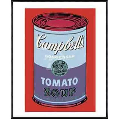 キャンベルスープ缶 (blue & purple) 1965（アンディ ウォーホル