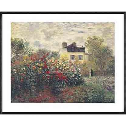 アルジャントゥイユのモネの家の庭（ダリアの咲く庭） （クロード モネ