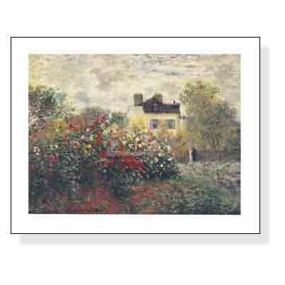 アルジャントゥイユのモネの家の庭（ダリアの咲く庭） （クロード モネ