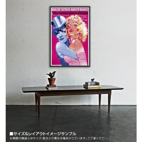マレーネ ディートリッヒ & マリリン モンロー : azポスター - 通販