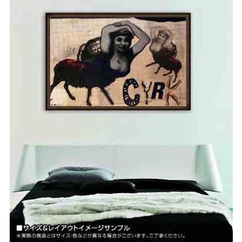 ポスター アート サーカス 1（カジャ レンカス） 額装品 ウッドハイ 