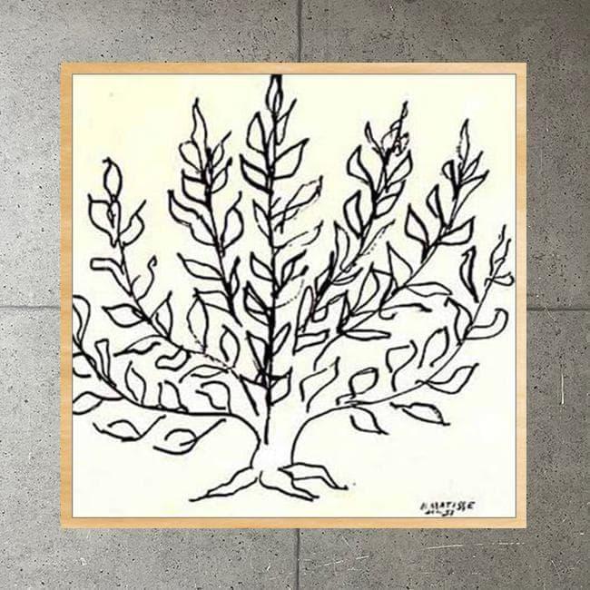 額装済/低木 1951 リプロダクション/マティス/ポスター/インテリア/アート 額装済/低木 1951 リプロダクション/マティス/ポスター/インテリア