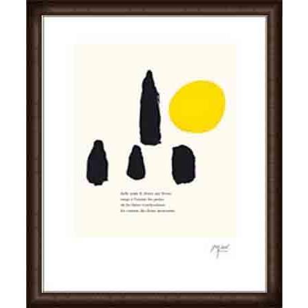 IDEE ジョアン・ミロ 「PARLER SEUL」 ポスター 額付き IDEE ジョアン
