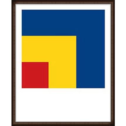 ポスター アート Red yellow blue 限定1000枚（エルスワース ケリー 