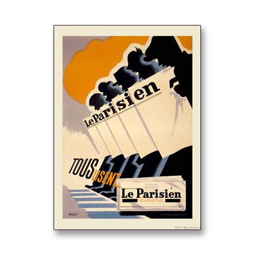 Le Parisien/アーティスト不明/額装済_1