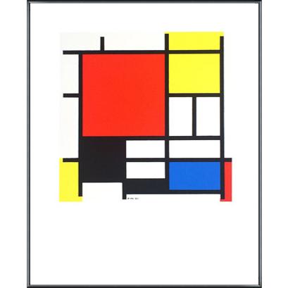 Composition with Red Blue Black and Yellow（ピエト モンドリアン