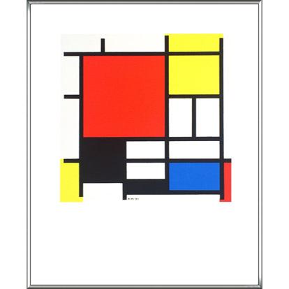 Composition with Red Blue Black and Yellow（ピエト モンドリアン
