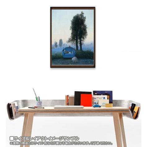 The Blue Sofa ミヒャエル ゾーヴァ アートポスター 額装品/The Blue