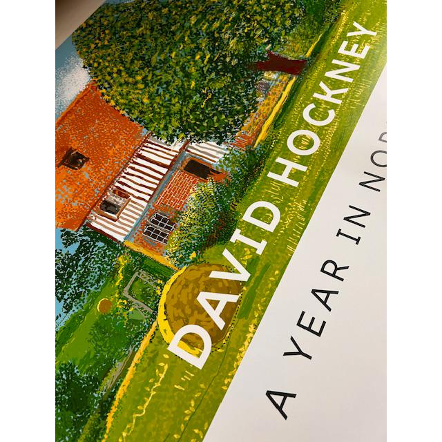 ポスター デビット ホックニー A Year in Normandie House and Tree