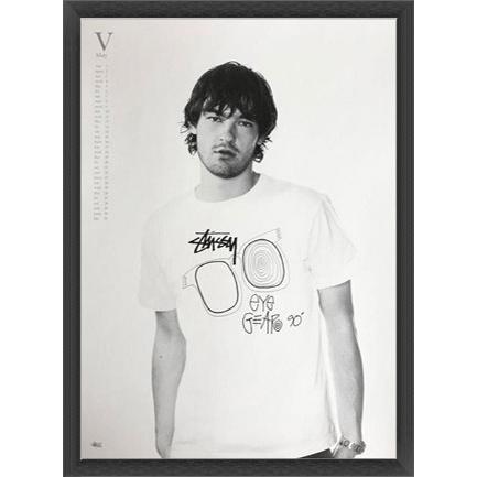 ステューシー25th Anniversary プリント05（ステューシー） 額装品 ウッドベーシックフレーム