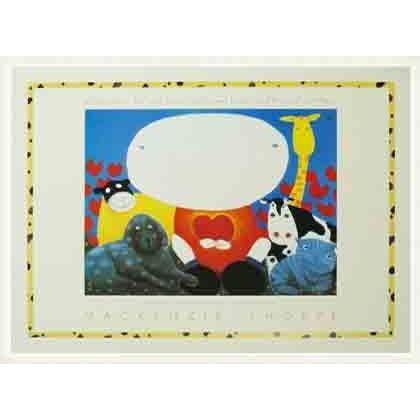 ポスター アート Celebration（マッケンジー ソープ） 額装品 ウッドベーシックフレーム