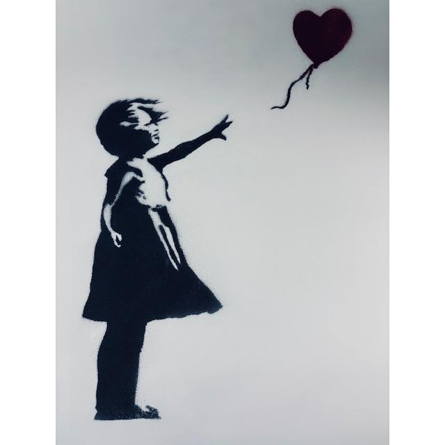 額装品/少女と風船/BalloonGirl/バンクシー/アート/インテリア/貴重 額装品/少女と風船/BalloonGirl/バンクシー/アート/インテリア/貴重