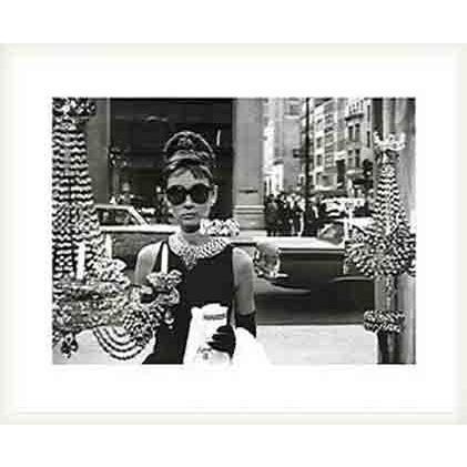 ティファニーで朝食を（オードリー ヘップバーン） 額装品 ウッド