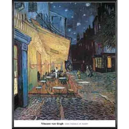 ポスター アート 夜のカフェテラス（アルルのフォラン広場）（フィン