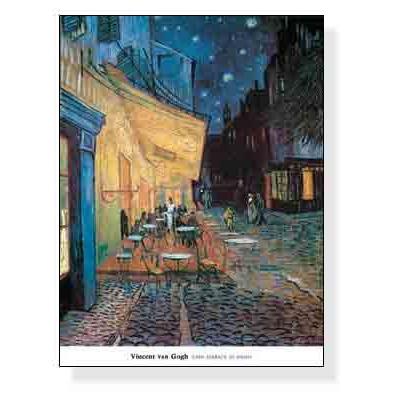 ポスター アート 夜のカフェテラス（アルルのフォラン広場）（フィン