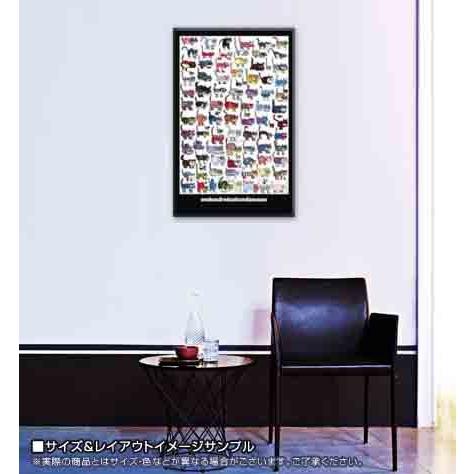 ポスター アート 100 Cats and a Mouse（ヴィットリオ フィオルッチ