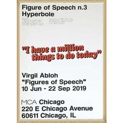 Figures of Speech n.3（ヴァージル アブロー） 額装品