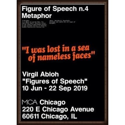 Figures Of Speech N 4 ヴァージル アブロー 額装品 ウッドハイグレードフレーム Kpkec Com