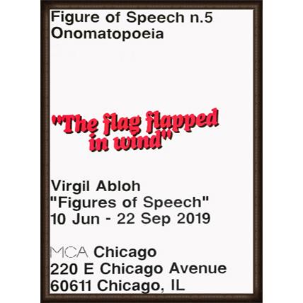 Figures of Speech n.5（ヴァージル アブロー） 額装品