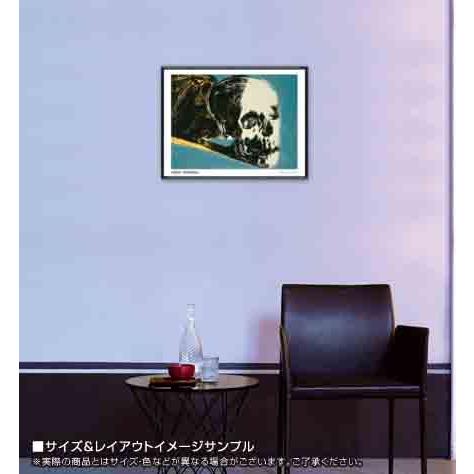 スカル 1976年（アンディ ウォーホル） 額装品 アルミ製ハイグレード