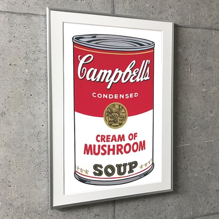 特別額装マット作品/アートポスター/Campbell Soup I Cream of