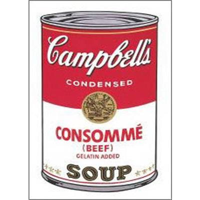 ポスター アート Campbell Soup I Consomme 1968（アンディ ウォーホル 