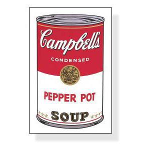 Campbell Soup I Pepper Pot 1968（アンディ ウォーホル） 額装品 ウッドハイグレードフレーム｜aziz｜03