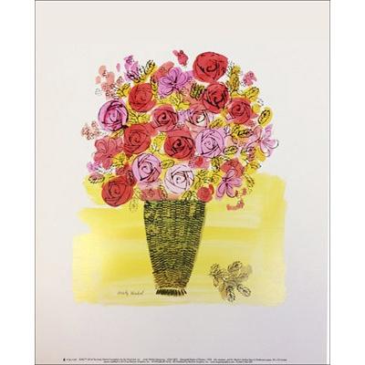 (Stamped) Basket of Flowers 1958｜aziz