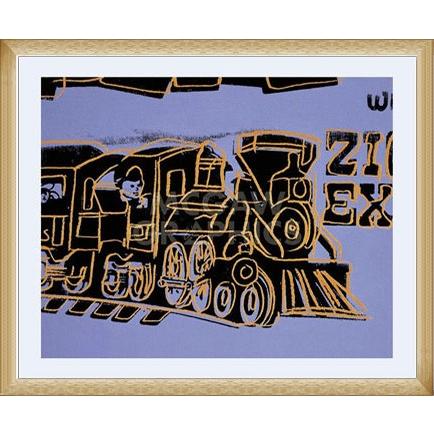 トレイン 1983年（アンディ ウォーホル） 額装品 ウッドベーシック