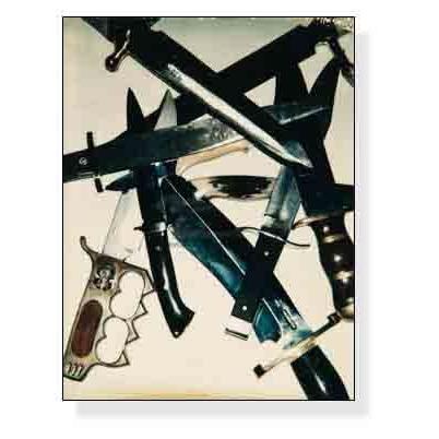 ポスター アート Knives 1981年（アンディ ウォーホル） 額装品 ウッドベーシックフレーム｜aziz｜03