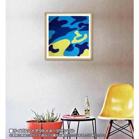 カモフラージュ 1987 /blue yellow/ウォーホル/ポスター