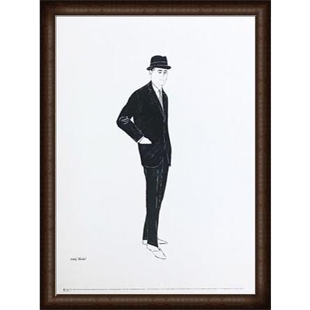 Male Fashion Figure c1960（アンディ ウォーホル） 額装品 : az 
