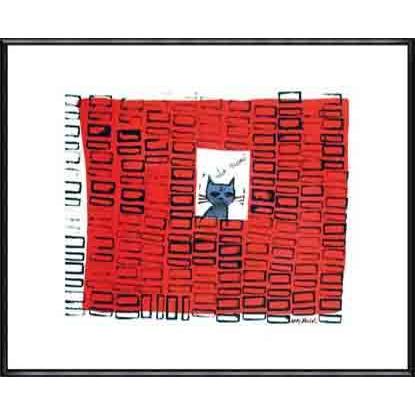 So Meow、 c. 1958（アンディ ウォーホル） 額装品 アルミ製ハイグレードフレーム