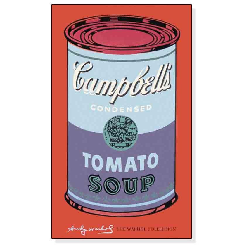 ポスター アート キャンベルスープ缶 1965 （ブルー & パープル